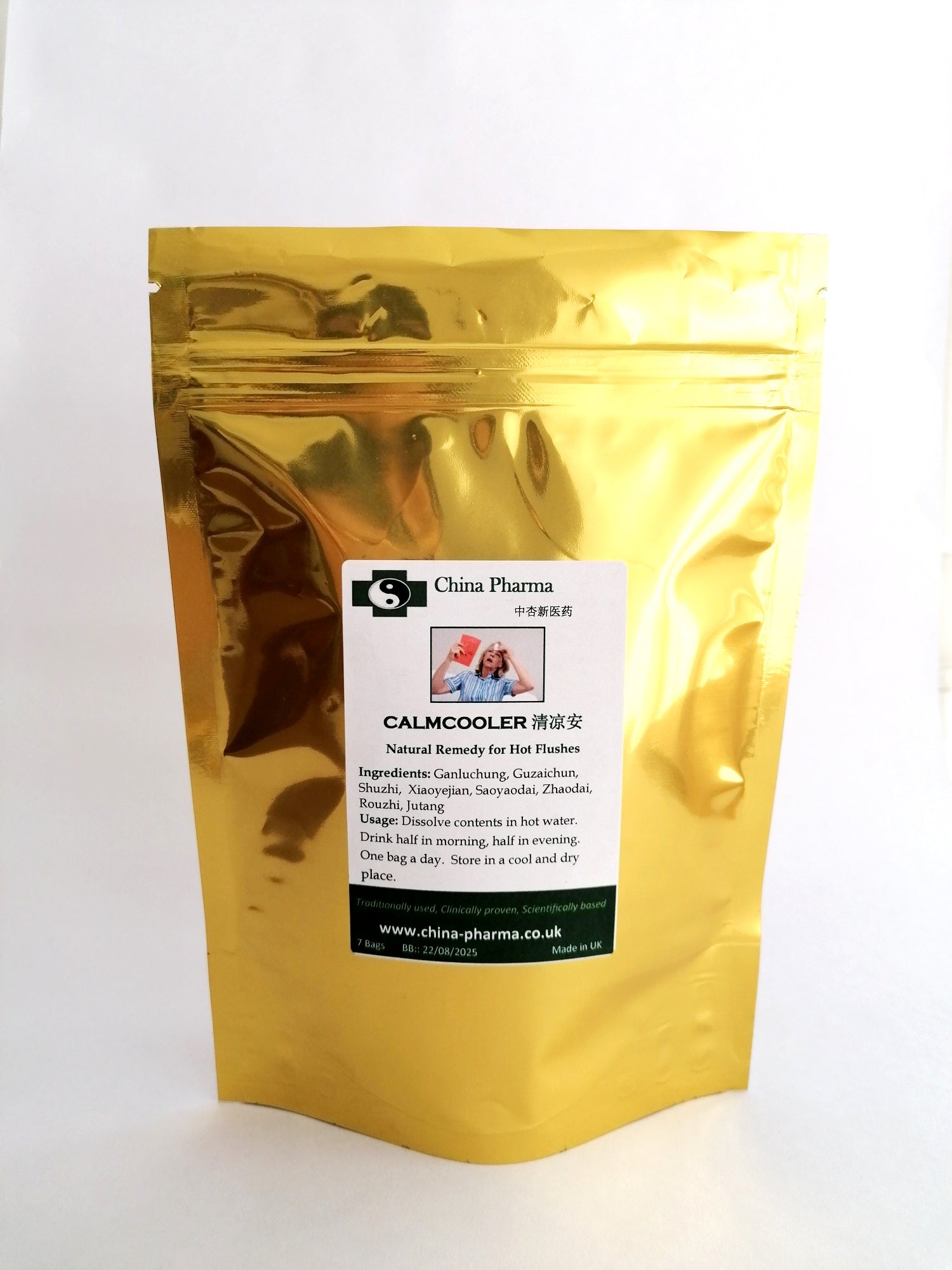 Calmcooler Herbal Remedy for Hot Flushes China Pharma