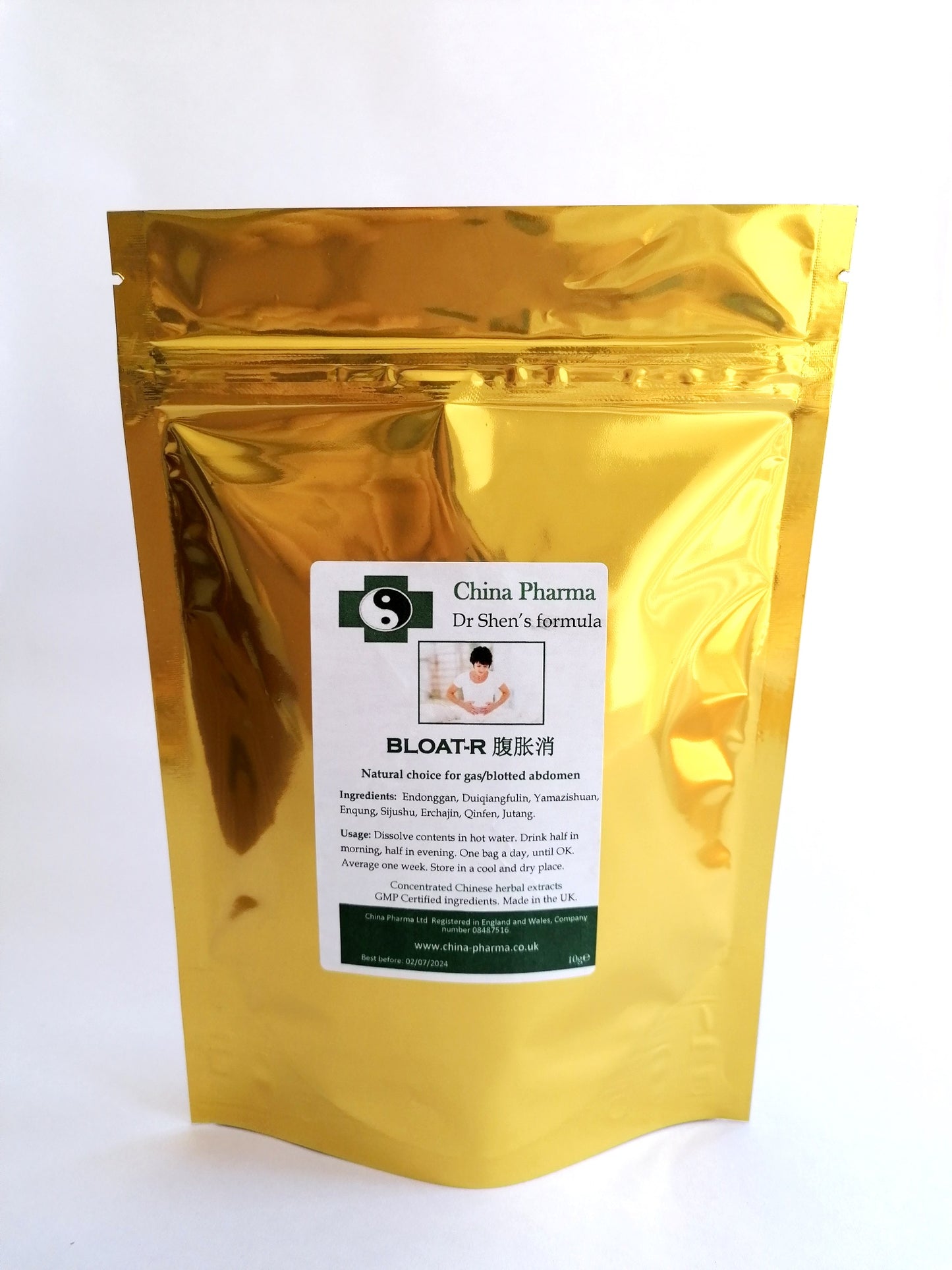 Bloat-R 治疗胃胀气的草药